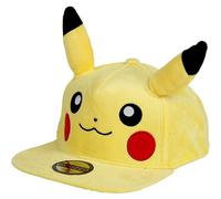 Cappello Pokemon - Pikachu Plush with Ears Snapback Cap Hat Difuzed