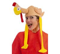 Cappello pollo carnevale in tessuto