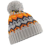Cappello Pompom In Maglia Riciclato Cuffia Sci Retro Beechfield
