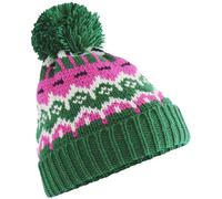Cappello Pompom In Maglia Riciclato Cuffia Sci Retro Beechfield