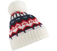Cappello Pompom In Maglia Riciclato Cuffia Sci Retro Beechfield