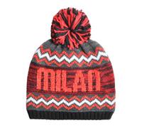 Cappello Ponpon Jacquard 60% PC 40% PL Prodotto Ufficiale MILAN 143630