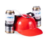 Cappello porta bibite Elmetto per bevande Regolabile Cappello porta birra