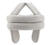 Cappello Protettivo per Anziani, Casco di Sicurezza con Protezione Orecchie, Regolabile, Traspirante, Grigio, Imbottito per Prevenzione Cadute