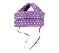 Cappello Protettivo per Anziani Imbottito, Leggero, Traspirante, con Laccio | Cotone e Spugna, Design Ergonomico, Alta Visibilità Porpora, per Casa e Attività All'aperto