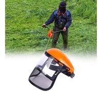 Cappello protettivo per visiera con visiera per sega a catena per Orange