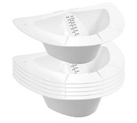Cappello raccoglitore per urina per toilette 6 pezzi Contenitore di misurazione dell'urina con scala di misurazione per toilette e accessori WC Cappelli da toilette universali per la raccolta di urina