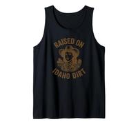 Cappello Raised On Idaho Dirt Cow Girl per mamme, ragazze, nonne Canotta
