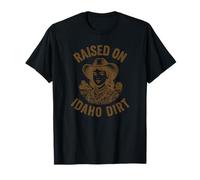 Cappello Raised On Idaho Dirt Cow Girl per mamme, ragazze, nonne Maglietta