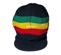 Cappello Rasta Crown Rastacap Rastafari Natty Dread Reggae Marley XL Fit