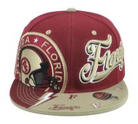 Cappello Regolabile A Piatto Con Tema Florida Seminoles State
