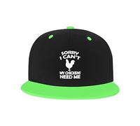 Cappello Regolabile per Uomo Donna, Mi Dispiace Non Posso i Miei polli Hanno Bisogno di Me Berretto da Baseball Hip-Hop Unisex Cappelli papà Camionista