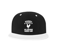 Cappello Regolabile per Uomo Donna, Mi Dispiace Non Posso i Miei polli Hanno Bisogno di Me Berretto da Baseball Hip-Hop Unisex Cappelli papà Camionista