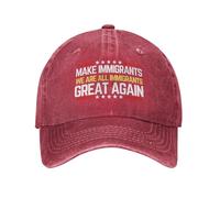 Cappello Rendiamo Gli immigrati di n Grandi - Siamo Tutti immigrati - Cappello per Uomo e Donna, Nero