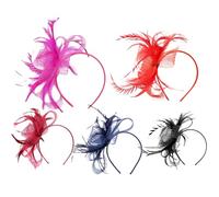 Cappello Retrò Britannico - Copricapo Fascinator In Rete | Fermaglio Per Capelli Vintage Con Fascia, Da Donna | Elegante Modista Per Gli Invitati Al Matrimonio, Cappello Da Chiesa Per Il Giorn