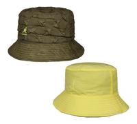 Cappello Reversibile Pucker Check Bucket by Kangol oliva S (54-55 cm)