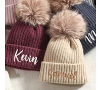 Cappello ricamato personalizzato, berretti, cappello personalizzato con nome, cappelli da festa personalizzati (bambini (46-52 cm)