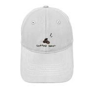 Cappello Ricamo Caffè Modello Lingua Baseball Cap Moda Tutti I Piccoli Cappelli Yoga per Uomo, bianco, Taglia unica
