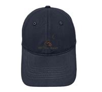 Cappello Ricamo Caffè Modello Lingua Baseball Cap Moda Tutti I Piccoli Cappelli Yoga per Uomo, Nero , Taglia unica