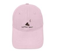 Cappello Ricamo Caffè Modello Lingua Baseball Cap Moda Tutti I Piccoli Cappelli Yoga per Uomo, rosa, Taglia unica