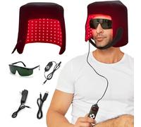 Cappello Ricrescita Capelli Laser, 155pcs 660nm-850nm Sonde Rosso Luce di Crescita Capelli, Casco per La Crescita dei Capelli, Trattamento Perdita Capelli per Uomo E Donna