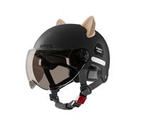Cappello rigido, cappello da motociclista leggero, Copricapo da motociclista sicuro per il ciclismo, Copricapo aperto, cappelli da ciclismo a mezza faccia, protezione solare per incrociatore, scooter,