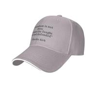 Cappello RIP Charlie Kirk La libertà Non è Gratuita, bisogna lottare per essa e difenderla. Cappellino da Baseball per Uomo e Donna, Regolabile, da Golf, da papà.