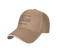 Cappello RIP Charlie Kirk La libertà Non è Gratuita, bisogna lottare per essa e difenderla. Cappellino da Baseball per Uomo e Donna, Regolabile, da Golf, da papà.