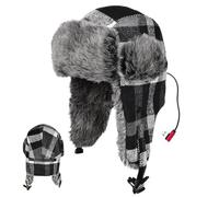 Cappello Riscaldato USB - Cappello Da Cacciatore Resistente Al Con Paraorecchie, Colbacco Termico Con Controllo Della Temperatura A 3 Livelli, Berretto Invernale In Peluche Elettrico Per Pendola