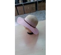 cappello rosa elegante cerimonia taglia unica paglia hat cocktail donna mare