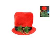 Cappello rosso da puntale per albero natale Decorazioni natalizie addobbi casa