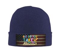 Cappello Running But Did You Take Attendance Traspirante Berretto Lavorato Unisex Maglia Hat per Escursionismo Autunno Inverno