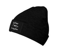 Cappello Running Cat Hair Is My Glitter Morbido Berretto Invernale Classico Berretto Lavorato per Corsa Autunno Inverno
