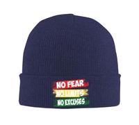Cappello Running Make Today Great-No Fear No Limits No Excuses Comodo Berretto Invernale Classico Cappello Beanie per Corsa Escursionismo Motociclismo