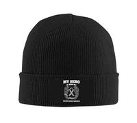 Cappello Running My Hero Is Now My Angel Carcinoid Cancer Awareness Elastico Maglia Hat Termico Berretto Corsa per Autunno Inverno Escursionismo