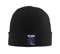 Cappello Running My Hero Is Now My Angel Epilepsy Awareness Traspirante Beanie in Maglia Elastico Berretto Lavorato per Corsa Autunno Inverno