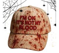 Cappello Sanguinoso Halloween Costume unisex insanguinato spaventoso