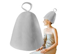 Cappello Sauna - 27.56 Sauna Feltro Cappello | Termico Isolante Assorbente Lavabile Protezione Testa Accessorio Uomo Donna Benessere Spa Relax