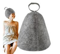 Cappello Sauna - Cappello Da Bagno In Feltro Termico | Teste Per Assorbimento 'acqua Comodo Per Doccia | Per Il Bagno A Vapore Per Uomini Donne, Tappo Per Isolamento Termico Per Rilassam