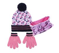 Cappello scaldacollo e guanti Minnie veste dai 3 agli 7 anni