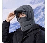 Cappello Scaldacollo Per Uomini Padded Down Coat Con Zip Invernale Thicken