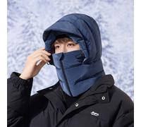 Cappello Scaldacollo Per Uomini Padded Down Coat Con Zip Invernale Thicken