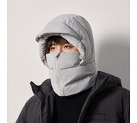 Cappello Scaldacollo Per Uomini Padded Down Coat Con Zip Invernale Thicken
