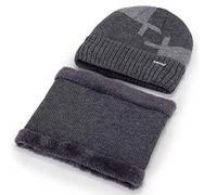 Cappello + Scaldacollo Uomo Set Completo TANTI MODELLI E COLORI sciarpa D0695