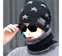 Cappello + Scaldacollo Uomo Set Completo TANTI MODELLI E COLORI sciarpa D0695