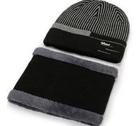 Cappello + Scaldacollo Uomo Set Completo TANTI MODELLI E COLORI sciarpa D0695