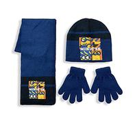 Cappello Sciarpa e Guanti Invernale Minions Cappellino Bambino Bimbo 5907