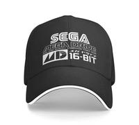 CAPPELLO SEGA MEGA DRIVE 16 BIT BERRETTO RETROGAMING UOMO MEN GENESIS CASUAL