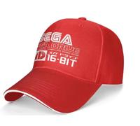 CAPPELLO SEGA MEGA DRIVE 16 BIT BERRETTO RETROGAMING UOMO MEN GENESIS CASUAL