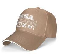 CAPPELLO SEGA MEGA DRIVE 16 BIT BERRETTO RETROGAMING UOMO MEN GENESIS CASUAL